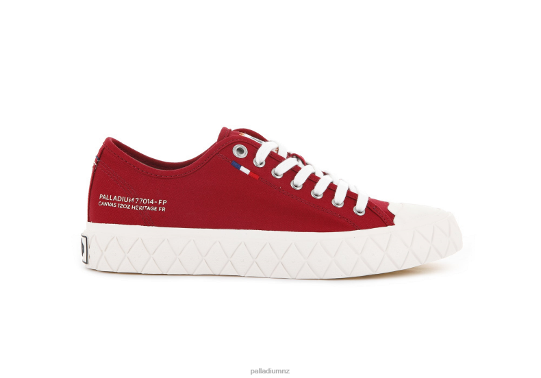 PALLA ACE CANVAS Palladium Unisex F820R182 Shoes RED SALSA