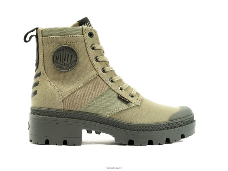 PALLABASE HI ARMY Palladium Women F820R216 Boots VETIVER