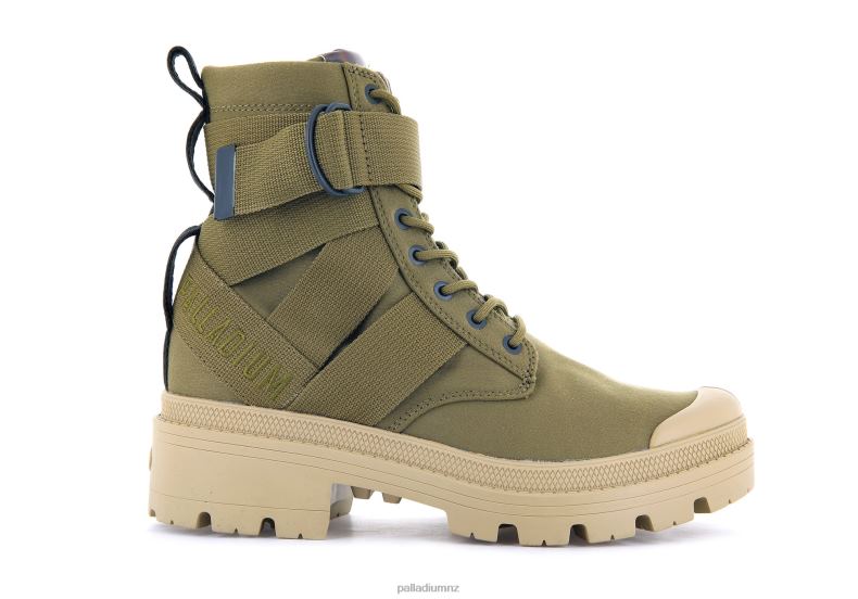 PALLABASE TACT S TX Palladium Women F820R252 Boots OLIVE