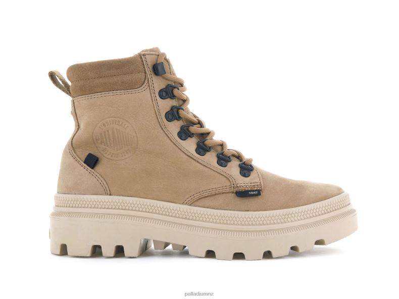 PALLATROOPER HIKER NUBUCK Palladium Women F820R230 Boots OCHRE TAN