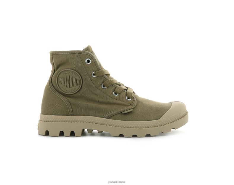 WOPAMPA HI Palladium Women F820R255 Boots OLIVE/GINGER