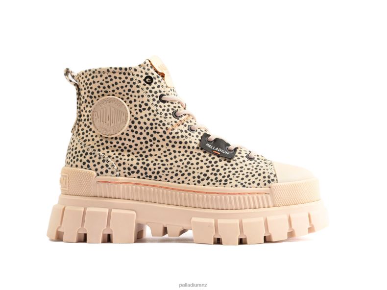 REVOLT SAFARI Palladium Women F820R273 Shoes SAND PRINT